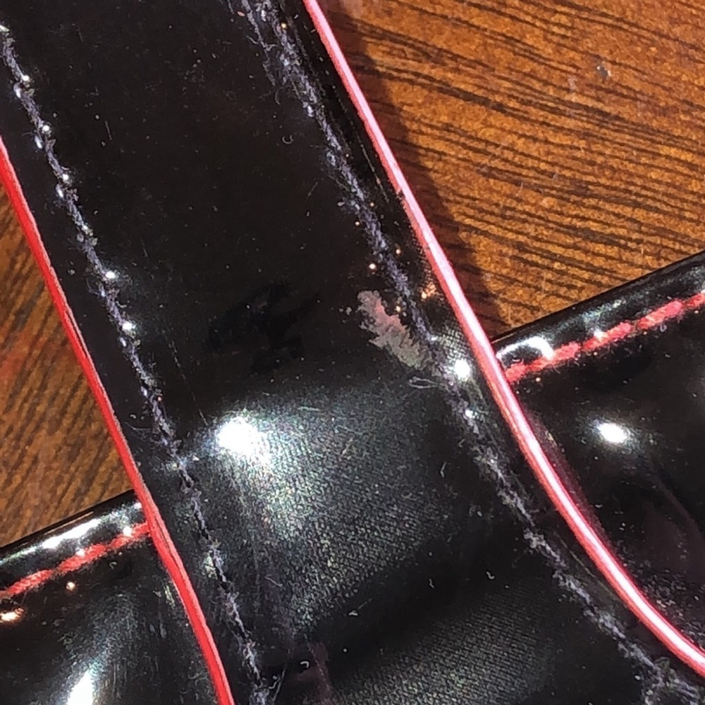 Stephanie Johnson for Saks Fifth Avenue Black Patent Leather Classic Bag Tote - Picture 13 of 13